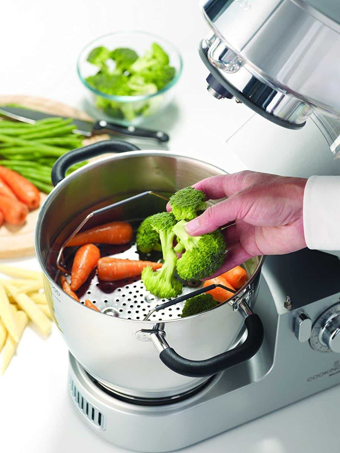 robot de cocina para cocinar verduras