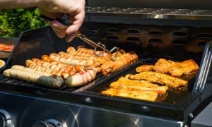 cocinar con barbacoa a gas 