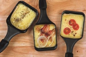 sartenes de una raclette