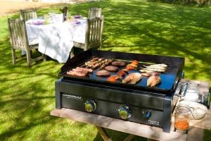 plancha de gas compacta