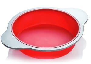 molde para pastel rojo