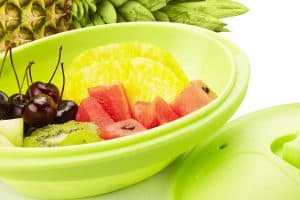 papillote verde con fruta