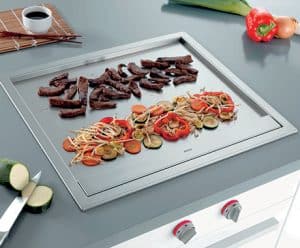 plancha teppanyaki en la cocina