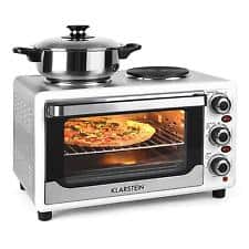 mini horno con hornillas