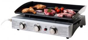plancha de gas moderna