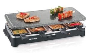 plancha grill con piedra compacta