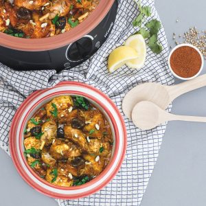 tajín eléctrico y comida