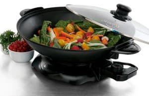 wok eléctrico moderno