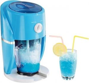 picadora de hielo azul