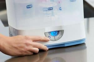 panel de control de un esterilizador eléctrico 